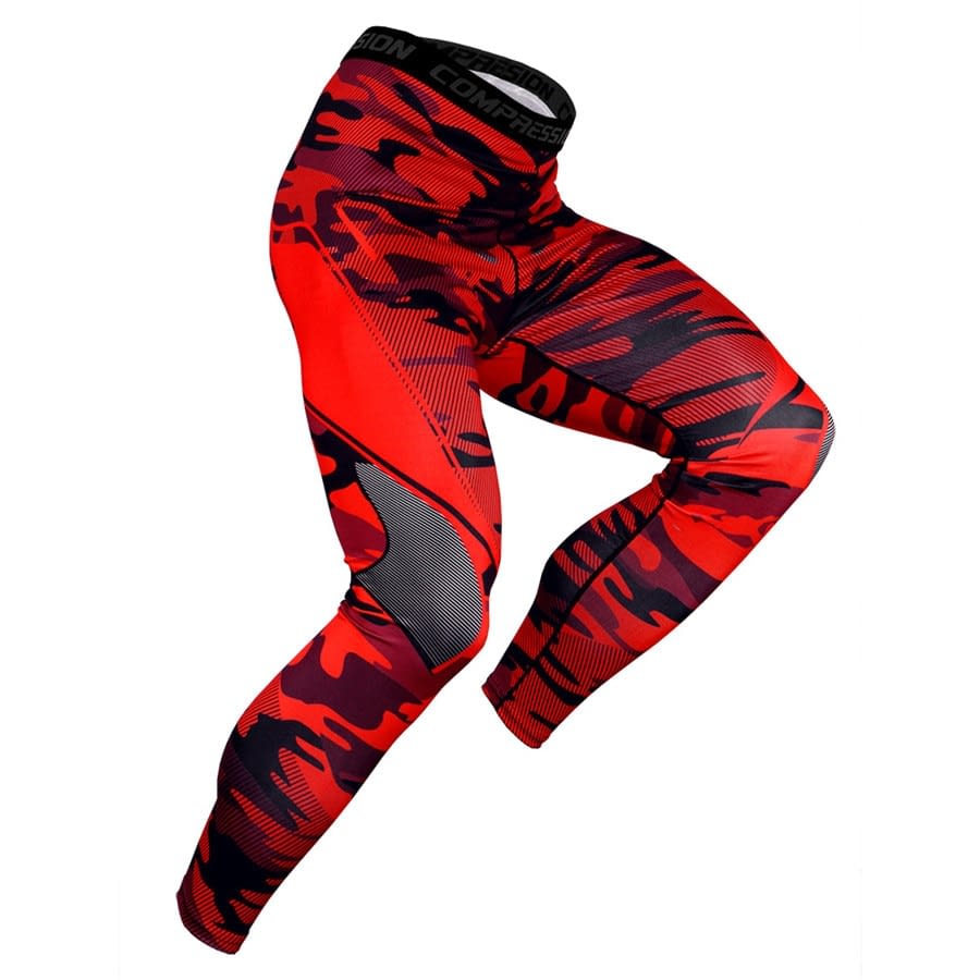 red running leggings